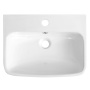 VIBRANT ceramic washbasin 46x33cm, white