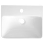 VIBRANT ceramic washbasin 36x30cm, white