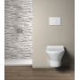 rimless seina wc pott Imogen 36x50 cm, valge