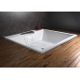vann Came Falls tugiraamiga, 175x175x50 cm, valge
