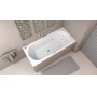 massaaživann  ASTRA B  165x75x48cm,  Active Hydro-Air,  kroom