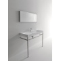 valamu CENTO 120x45cm,  valge