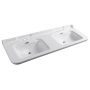 keraamiline valamu WALDORF 150x55 cm, 2x3 segistiava, valge