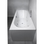 massaaživann  VIVA B  185x80x47cm,  Highline Hydro-Air,  kroom