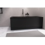 esipaneel Plain Nika 150x59 cm, matt must, parem