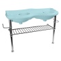 RETRO construction for double washbasin 120cm with shelf, chrome