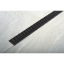 duširenn Klaver Black roostevaba restiga, superflow, DN50, 810x122x65 mm