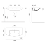 valamu NORM 100x52cm,  3 segistiava,  valge ExtraGlaze