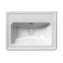 valamu CLASSIC 60x46cm,  ilma segistiavata,  valge ExtraGlaze
