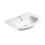 valamu PURA SLIM 62x48cm,  valge Extraglaze
