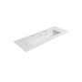 valamu PURA SLIM 122x46cm,  valge matt