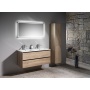 valamu PURA SLIM 122x46cm,  valge ExtraGlaze