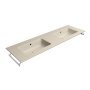 valamu PURA SLIM 142x46cm,  ilma segistiavata,  creta matt