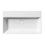 valamu KUBE X 80x47cm,  ilma segistiavata,  valge ExtraGlaze