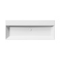 valamu KUBE X 120x47cm,  ilma segistiavata,  valge matt