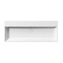 valamu KUBE X 120x47cm,  tasaseks lihvitud põhi,  ilma segistiavata, valge ExtraGlaze