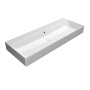 valamu KUBE X 120x47cm,  tasaseks lihvitud põhi,  ilma segistiavata, valge ExtraGlaze