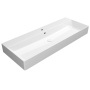 valamu KUBE X 120x47cm,  tasaseks lihvitud põhi,  valge ExtraGlaze