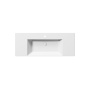 valamu KUBE X 120x47cm tasaseks lihvitud põhi, valge matt