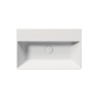 valamu KUBE X 60x37cm,  ilma segistiavata,  valge matt