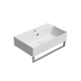 valamu KUBE X 60x37cm,  valge matt