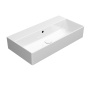 valamu KUBE X 70x37cm,  ilma segistiavata,  valge ExtraGlaze