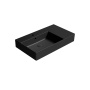 valamu KUBE X 80x47cm,  R,  must matt