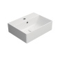 valamu KUBE X 45x35cm,  valge matt