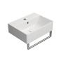 valamu KUBE X 45x35cm,  valge matt
