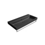 NUBES ceramic washbasin 100x50cm, without tap hole, black matt