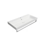 NUBES ceramic washbasin 100x50cm, white matt
