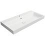 NUBES ceramic washbasin 100x50cm, white matt