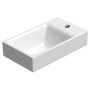 valamu Nubes 40x23 cm, segistiavaga, valge ExtraGlaze