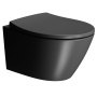 seina wc Modo Swirlflush, 37x52 cm, must dual-matt