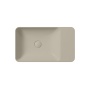 MODO countertop ceramic washbasin 60x35cm, without tap hole, creta matt