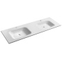 valamu ARECA Double, 161x51.5 cm, valge