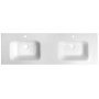valamu ARECA Double, 161x51.5 cm, valge