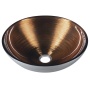 klaasist valamu MURANO WENGE, diam. 40 cm, copper/silver