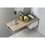 klaasist valamu MURANO SOFT BROWN, diam. 40 cm, golden beige