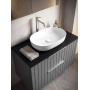 ARDEA countertop ceramic washbasin, 60,5x41,5cm, white