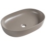 ARDEA countertop ceramic washbasin, 60,5x41,5cm, agila
