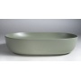ARDEA countertop ceramic washbasin, 60,5x41,5cm, verde