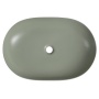 ARDEA countertop ceramic washbasin, 60,5x41,5cm, verde