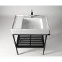 ARYA pedestal under the washbasin 680x850x450mm, black