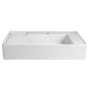 ARYA ceramic washbasin, 45x65cm, white
