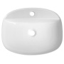 VIONA ceramic countertop washbasin, 50x38cm, white