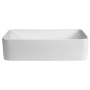ARIAN countertop ceramic washbasin, 49,5x29,5cm, white