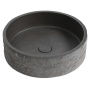 betoonist valamu ISPIR  põhjakapiga  40cm,  must granite