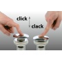põhjaklapp 5/4", click-clack, ceramic plug, 10-50mm, breccia marmor