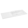 valamu Brahea 121x51.5 cm (30+90 cm), Rockstone, parem, matt valge